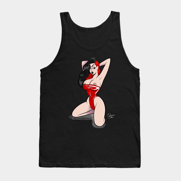 Duality Tank Top by Jennifer Elder Art